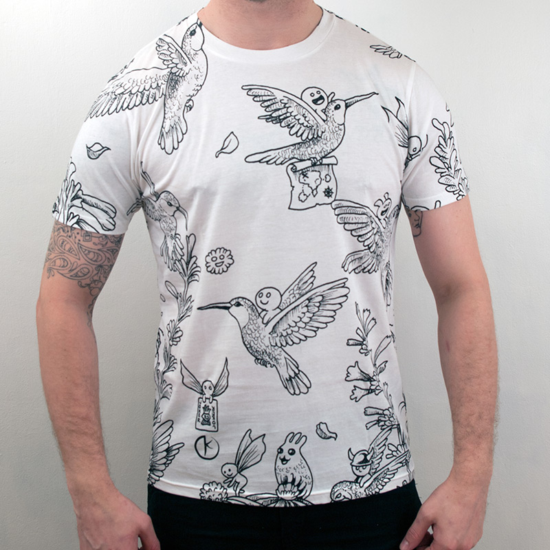 Organic Humming Birds T-Shirt