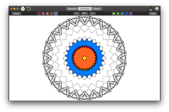 Colouring app for macOS Screenshot